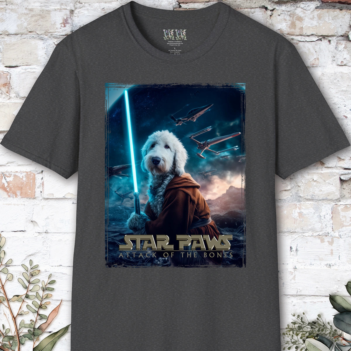 Sheepadoodle Star Paws Unisex T shirt