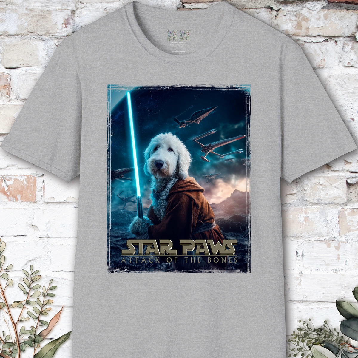 Sheepadoodle Star Paws Unisex T shirt