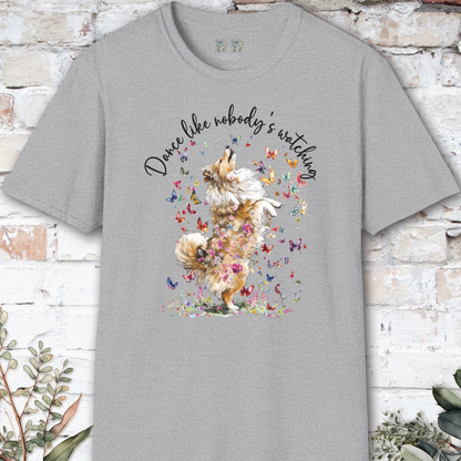 Shetland Sheepdog (Sable Sheltie) #3 "Dance like nobody's watching" unisex T shirt