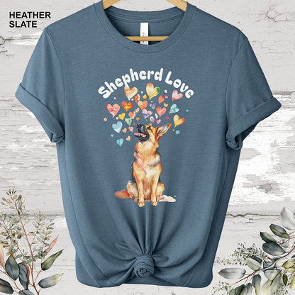 Shepherd Love - German Shepherd  T shirt.