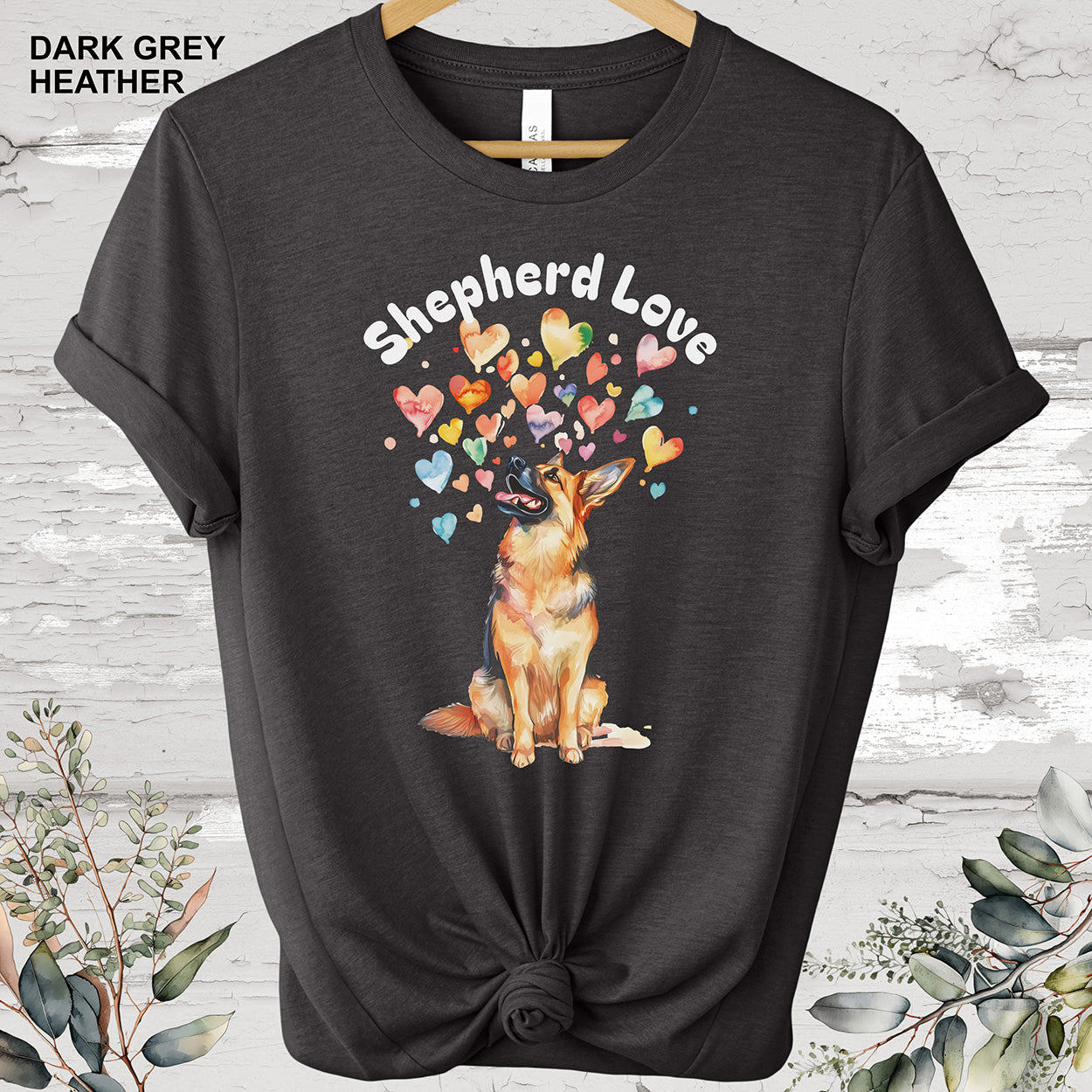 Shepherd Love - German Shepherd  T shirt.