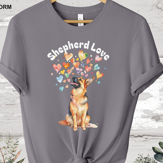 Shepherd Love - German Shepherd  T shirt.