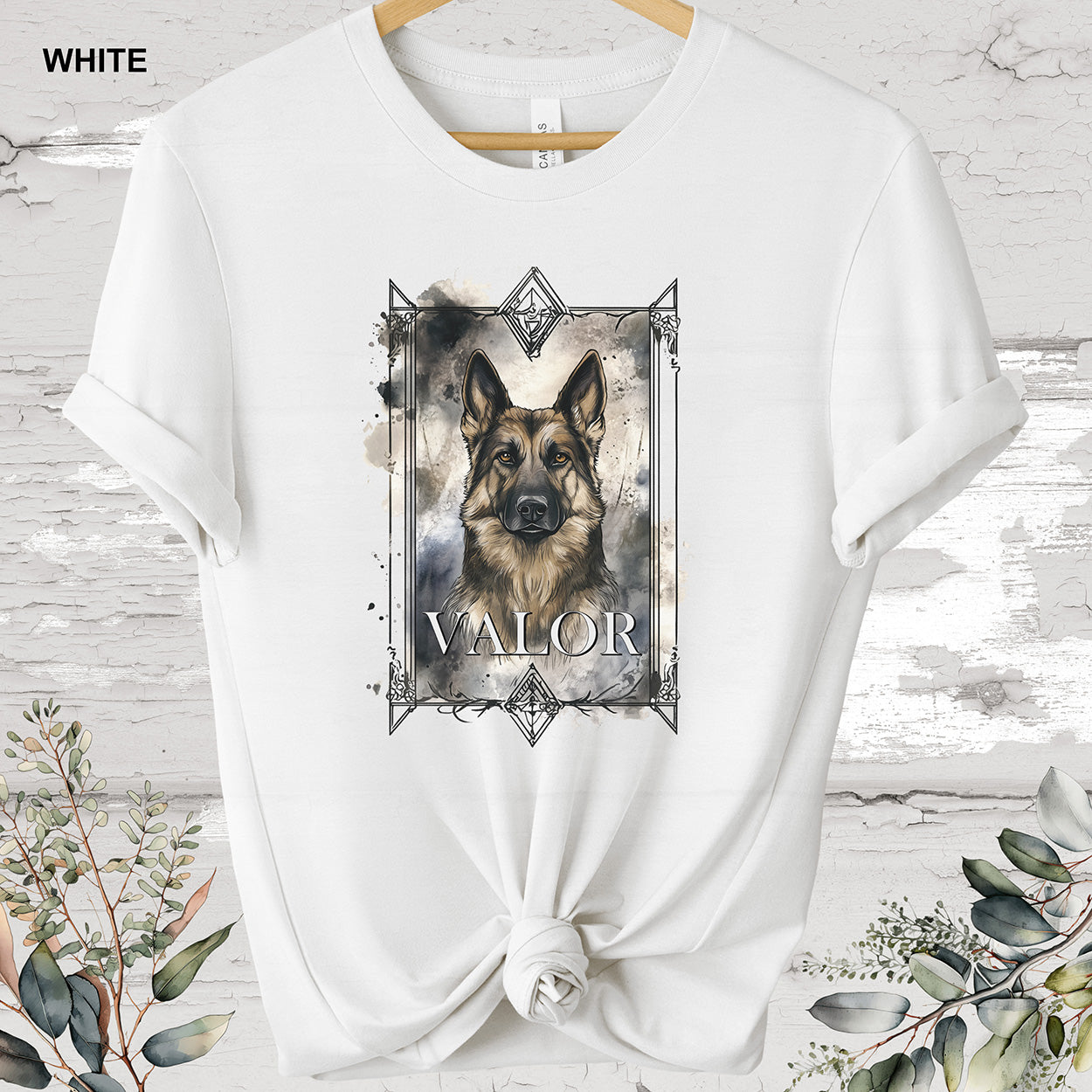 German Shepherd Personalized T-shirt.