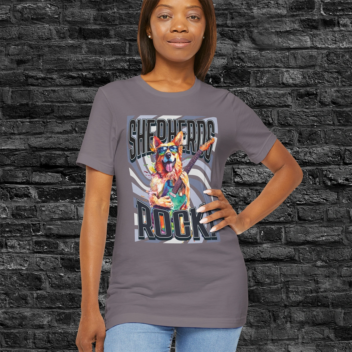 Sherpherds Rock #2. German Shepherd T shirt