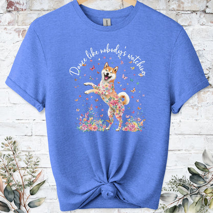 Shiba Inu #2 "Dance like nobody's watching" unisex T shirt