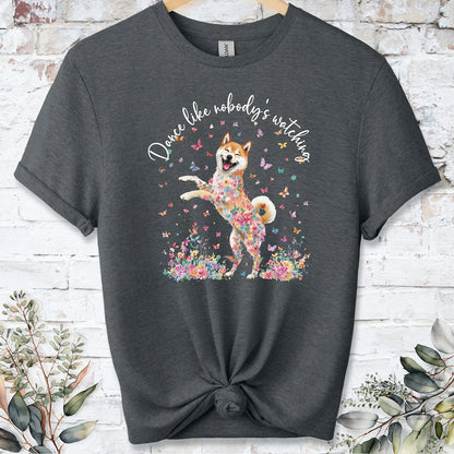 Shiba Inu #2 "Dance like nobody's watching" unisex T shirt