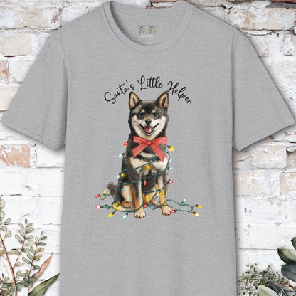 Shiba Inu #2 Santa's little helper, unisex T shirt