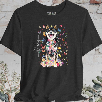 Shiba Inu #3 Floral Personalized T shirt