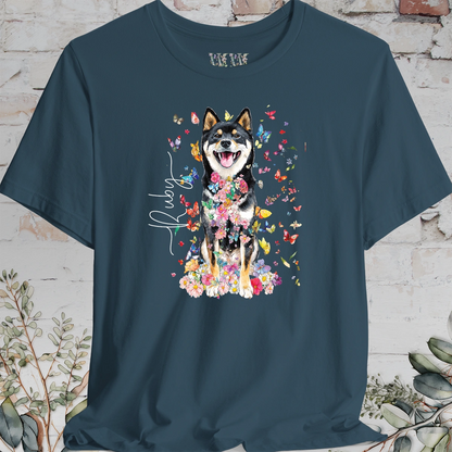 Shiba Inu #3 Floral Personalized T shirt