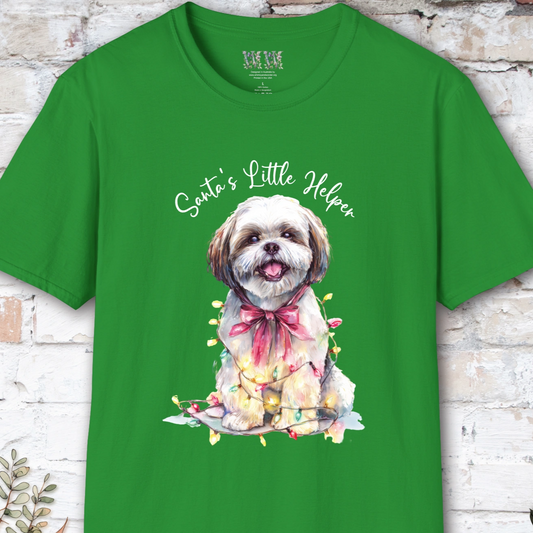 Shih Tzu #1 Santa's little helper. unisex T shirt