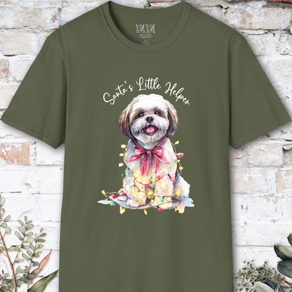 Shih Tzu #1 Santa's little helper. unisex T shirt