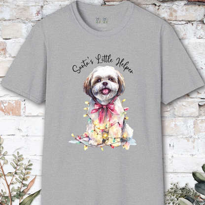 Shih Tzu #1 Santa's little helper. unisex T shirt