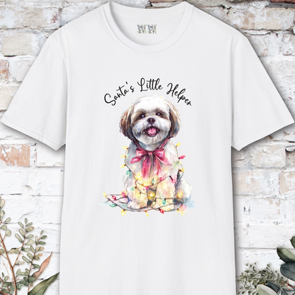 Shih Tzu #1 Santa's little helper. unisex T shirt
