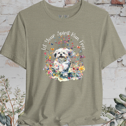 Shih Tzu #2 'Let your spirit run free' T shirt