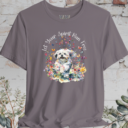 Shih Tzu #2 'Let your spirit run free' T shirt