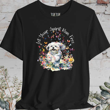 Shih Tzu #2 'Let your spirit run free' T shirt