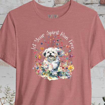 Shih Tzu #2 'Let your spirit run free' T shirt