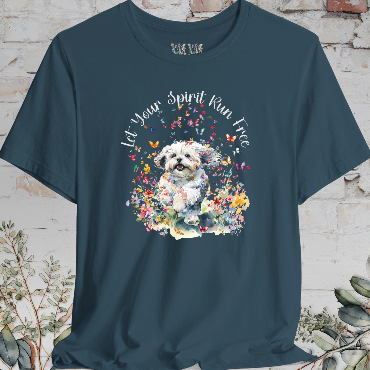 Shih Tzu #2 'Let your spirit run free' T shirt