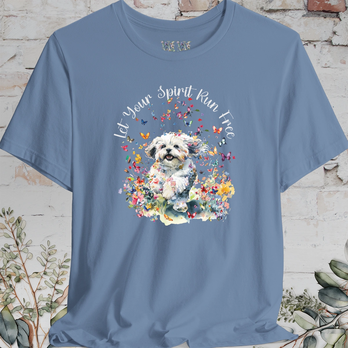 Shih Tzu #2 'Let your spirit run free' T shirt