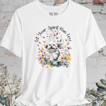 Shih Tzu #2 'Let your spirit run free' T shirt