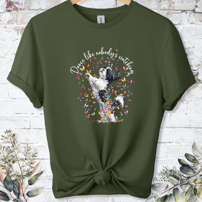 Shih Tzu #3 "Dance like nobody's watching" unisex T shirt