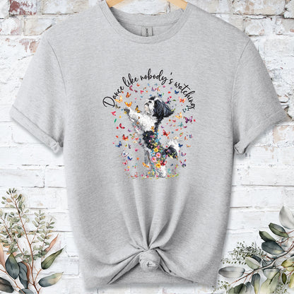 Shih Tzu #3 "Dance like nobody's watching" unisex T shirt