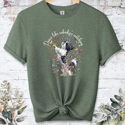 Shih Tzu #3 "Dance like nobody's watching" unisex T shirt