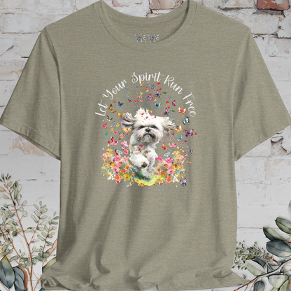 Shih Tzu #3 'Let your spirit run free' T shirt