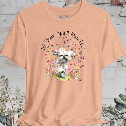 Shih Tzu #3 'Let your spirit run free' T shirt