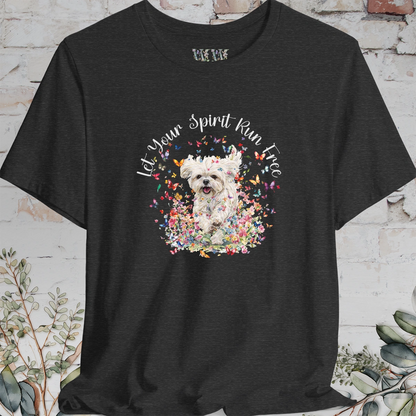 Shih Tzu #5 'Let your spirit run free' T shirt