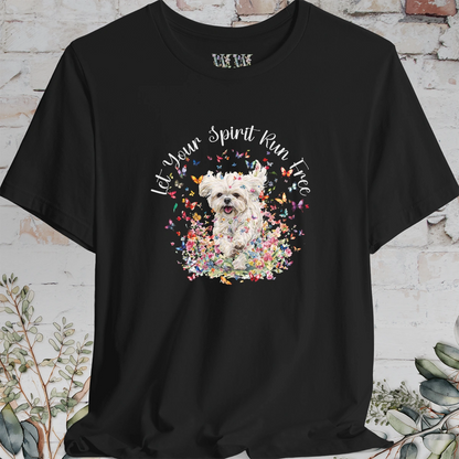 Shih Tzu #5 'Let your spirit run free' T shirt