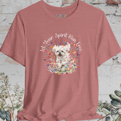 Shih Tzu #5 'Let your spirit run free' T shirt