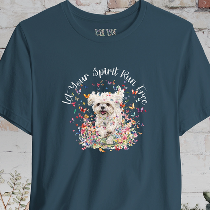 Shih Tzu #5 'Let your spirit run free' T shirt