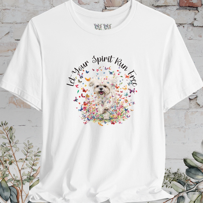 Shih Tzu #5 'Let your spirit run free' T shirt