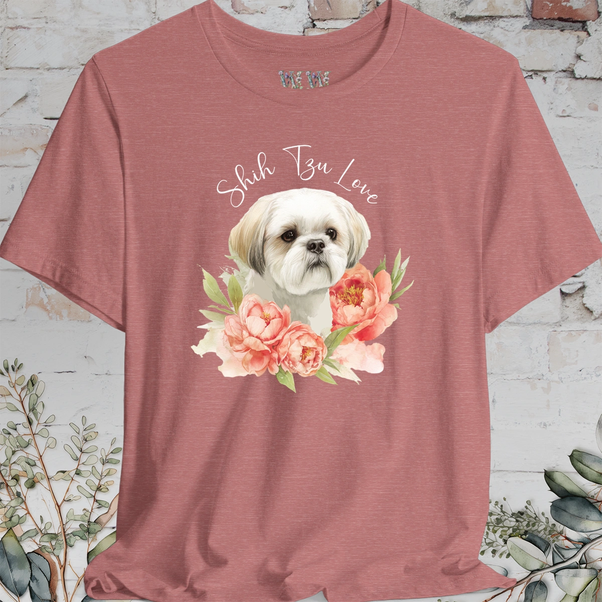 Shih Tzu Love #1, unisex T shirt