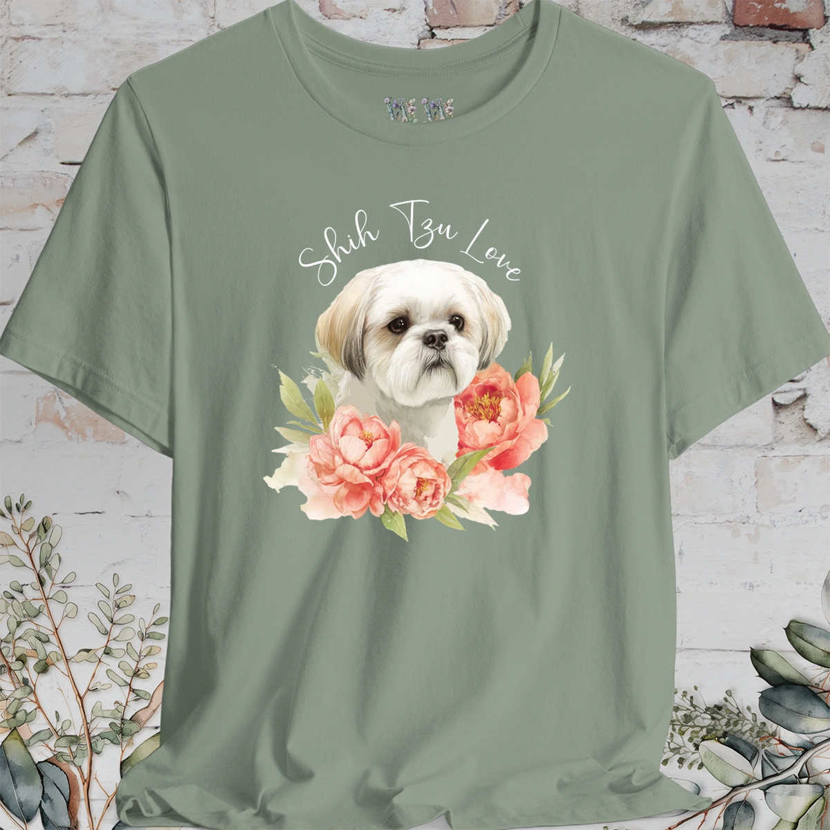 Shih Tzu Love #1, unisex T shirt