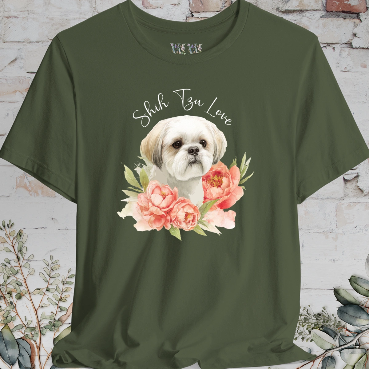 Shih Tzu Love #1, unisex T shirt