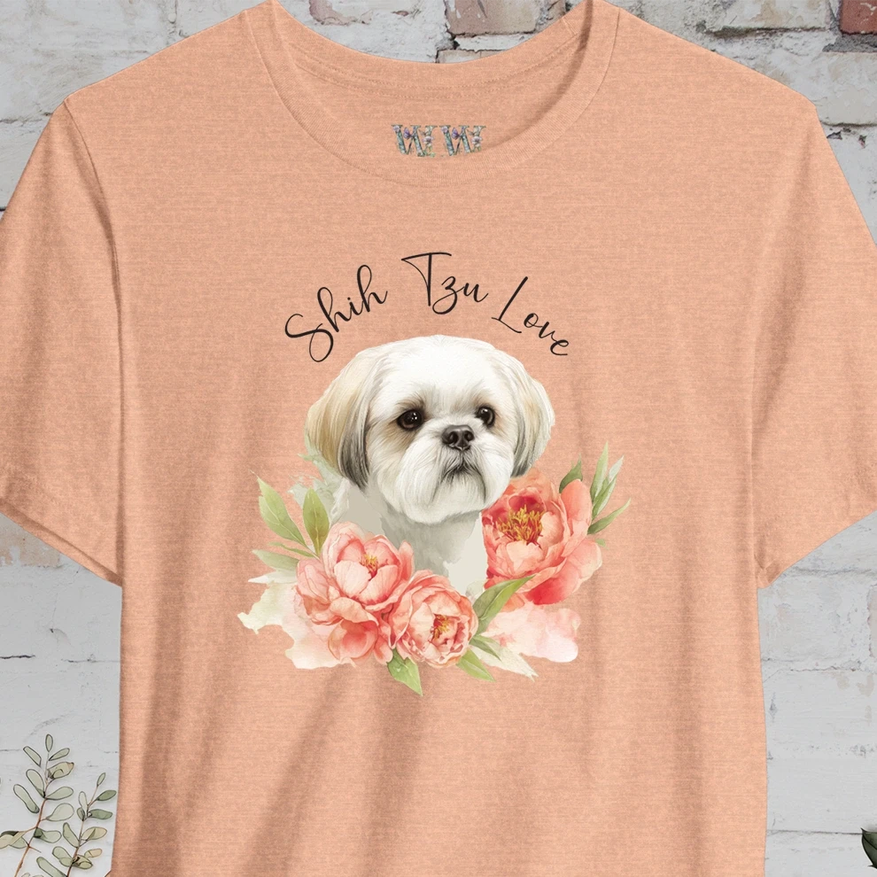 Shih Tzu Love #1, unisex T shirt
