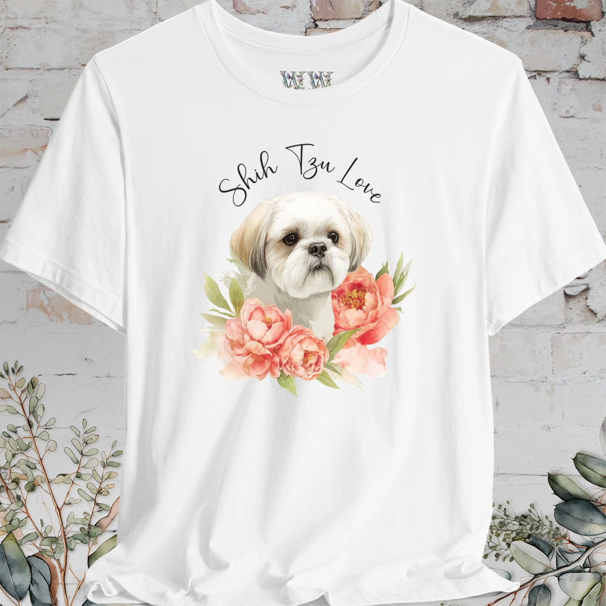 Shih Tzu Love #1, unisex T shirt
