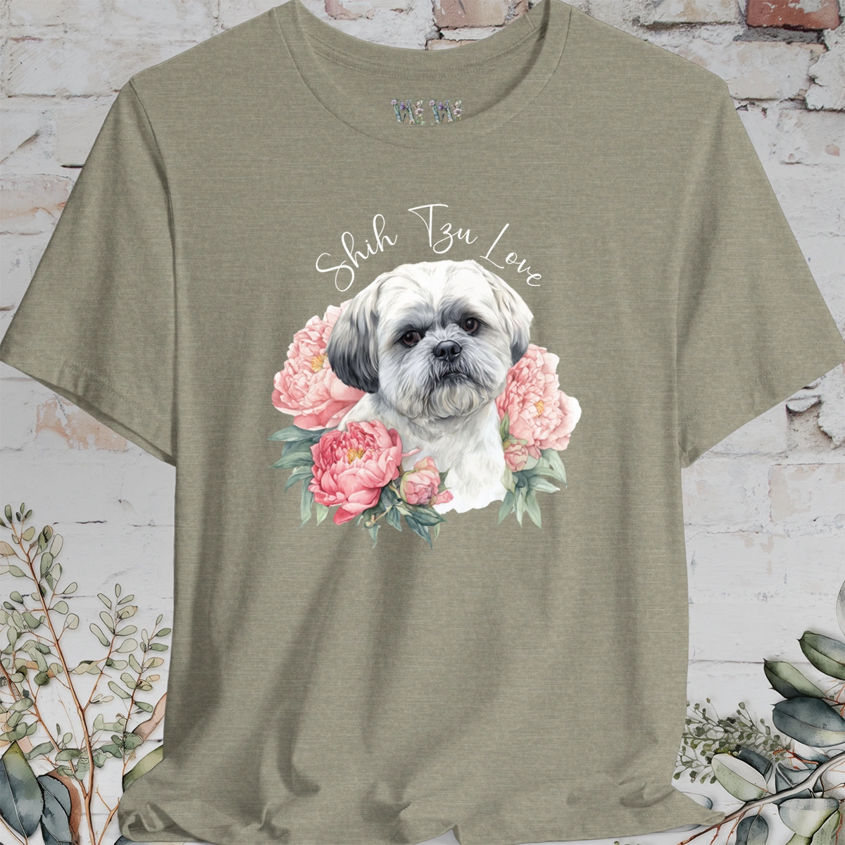 Shih Tzu Love #2, unisex T shirt