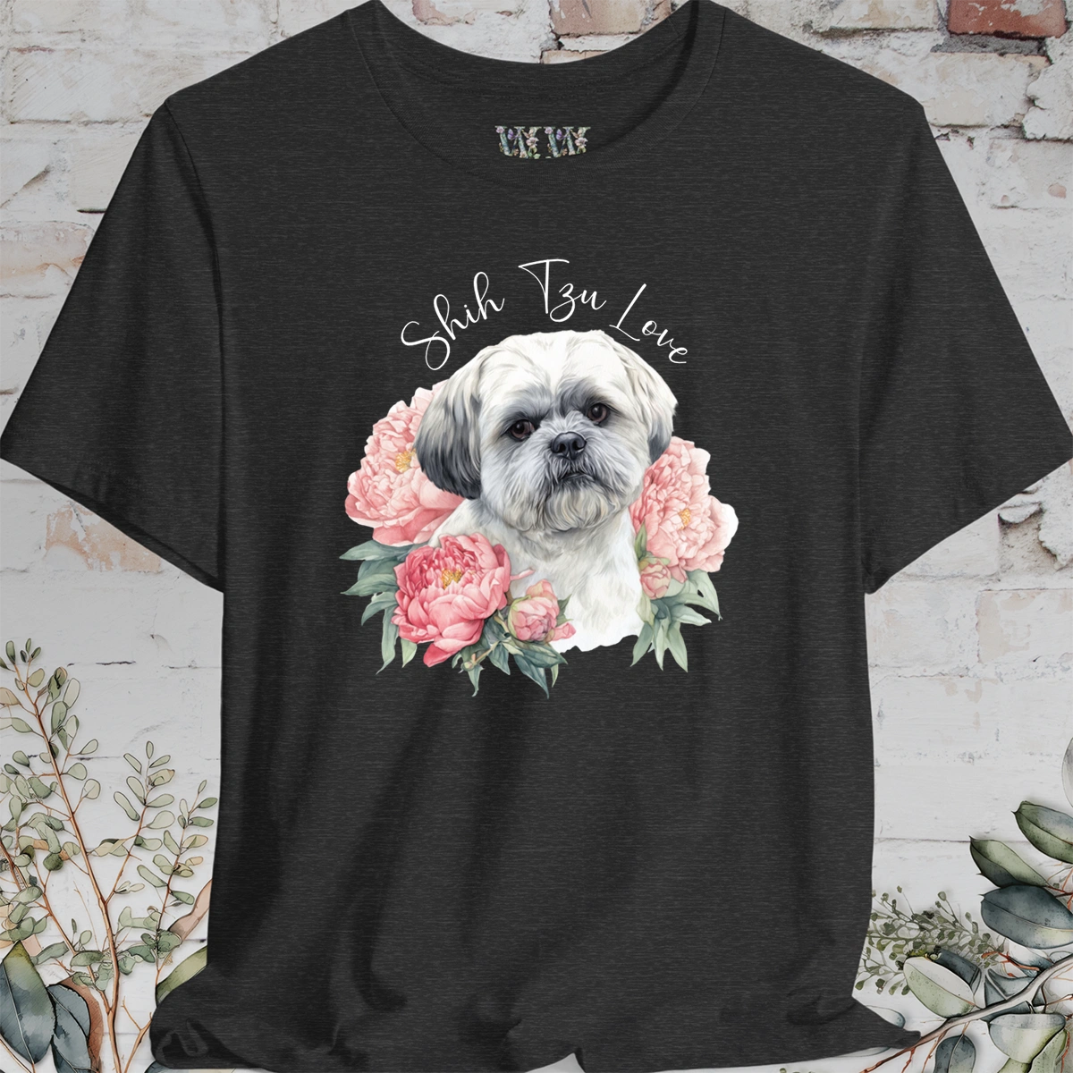 Shih Tzu Love #2, unisex T shirt