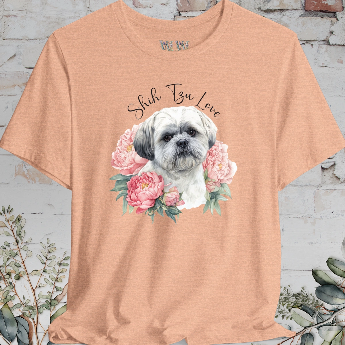 Shih Tzu Love #2, unisex T shirt