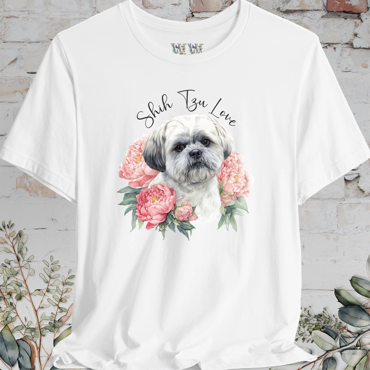 Shih Tzu Love #2, unisex T shirt