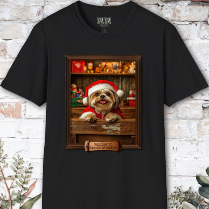 Shih Tzu #1 Santa's Workshop Unisex T shirt
