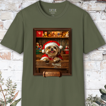 Shih Tzu #1 Santa's Workshop Unisex T shirt