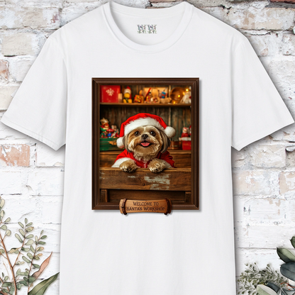 Shih Tzu #1 Santa's Workshop Unisex T shirt