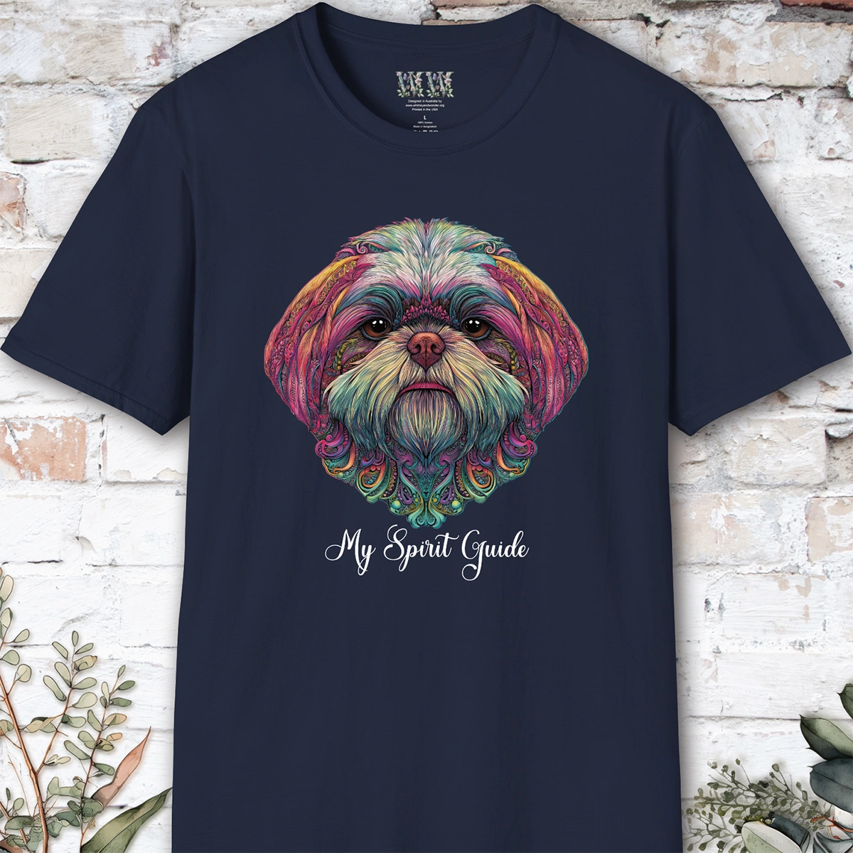 Shih Tzu My Spirit Guide, Short Sleeve Unisex Tee