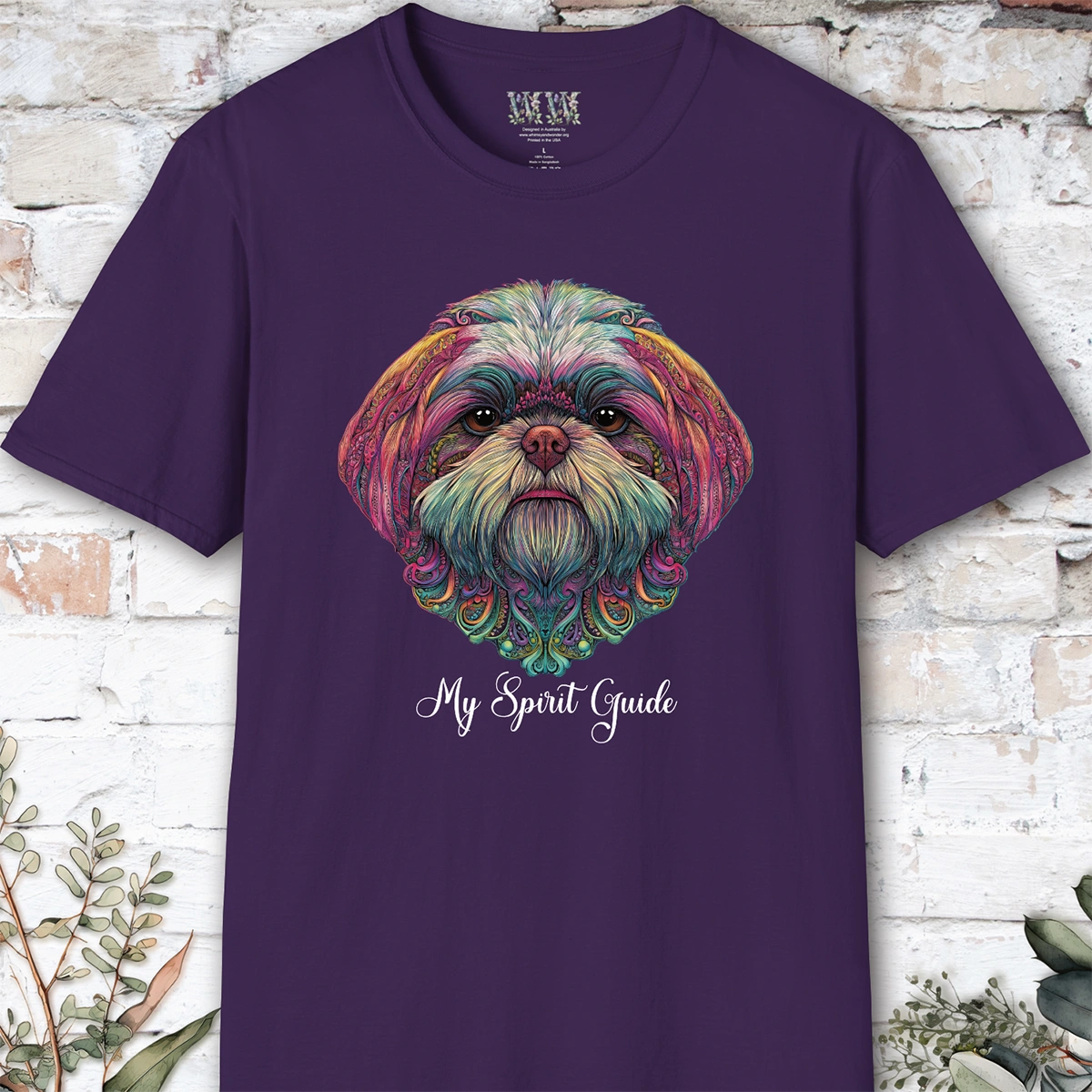 Shih Tzu My Spirit Guide, Short Sleeve Unisex Tee