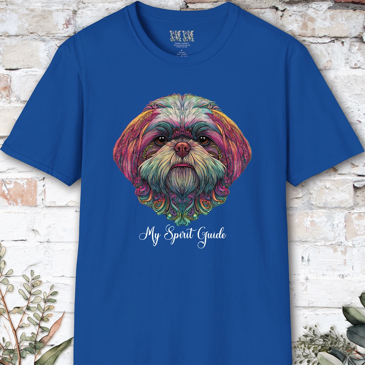Shih Tzu My Spirit Guide, Short Sleeve Unisex Tee