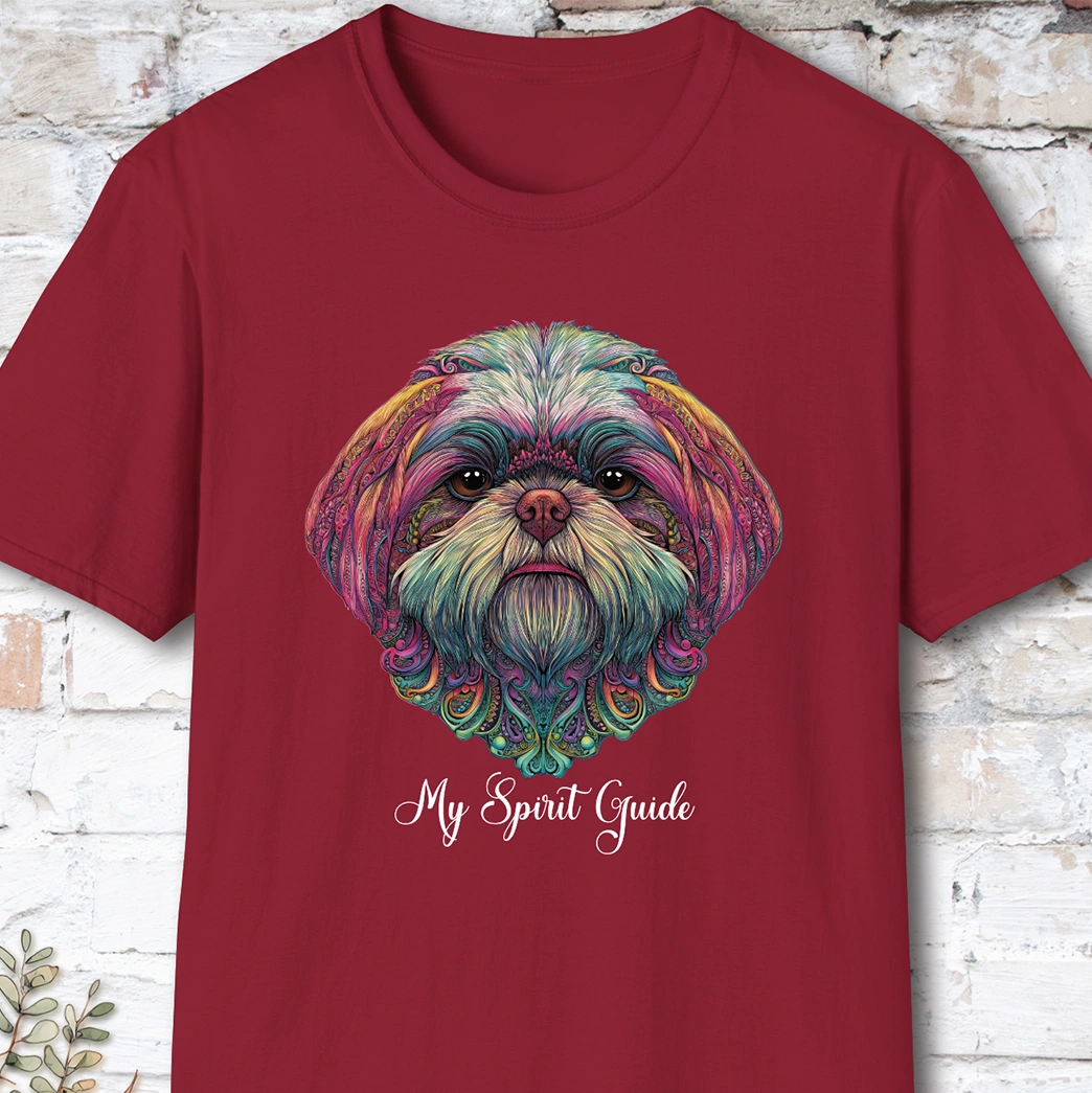 Shih Tzu My Spirit Guide, Short Sleeve Unisex Tee
